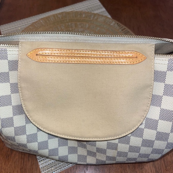 ❤️ LOUIS VUITTON Speedy Bandoulière 30 handbag Damier Azur canvas. 👜 - Picture 13 of 16